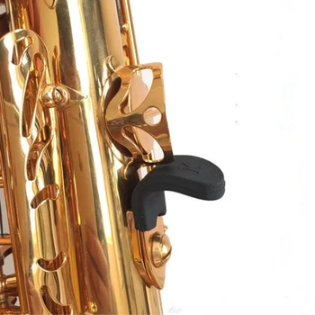 Vysoko Kvalitné Gumené Saxofón Black Palec Zvyšok Šetrič Vankúš Pad Prst Chránič Pohodlné pre Alto Tenor Soprán Saxophones
