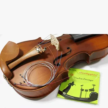 Vysoko kvalitný špeciálny struny na husle, žltá most reťazce, sady strún, môžu byť predávané samostatne