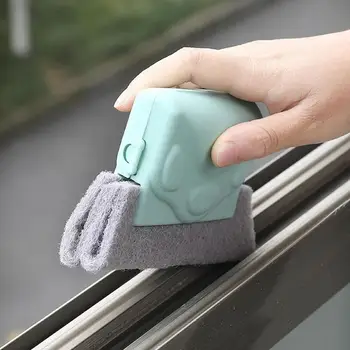 Window Cleaning Tool Okno Slot Kefy Dvere Drážky Crack Malé Domáce Dodávky Čistenie Je Čistenie Rohu Kefa