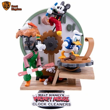 Zviera kráľovstva Disney Mickey Mouse, káčer Donald Hodiny cleamers Garáž Súpravy Model Súpravy na Zber Darček Hračka