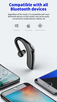 Наушники 48 Hodín Visí Ucho Business Headset TWS Slúchadlá Bluetooth Slúchadlá X18 Ultra Dlhá Životnosť Batérie