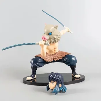 16 cm Démon Vrah Kimetsu č Yaiba obrázok Hashibira Inosuke bábika Anime Obrázok Hračky Zber Model Hračky Akcie obrázok na darček