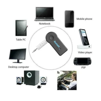 2 v 1 Bezdrôtový Prijímač Vysielač Adaptér 3,5 mm Jack Bluetooth-compatible5.0 Pre Auto Hudbu, Audio Aux A2dp Slúchadlá Prijímačom
