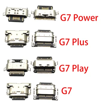20 PcsCharging Dock konektor typu Jack pre Socket Port Konektor Poplatok Rada Flex Kábel Jeden chvost vloženie Na Moto G5 G5S G5S G6 G7 G8