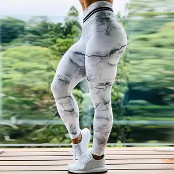 2020 Magic vytlačené legíny šport fitness žien Push Up Elastické Cvičenie Korisť Nohavice Vysoký Pás Pevne Leggins telo budova handričkou