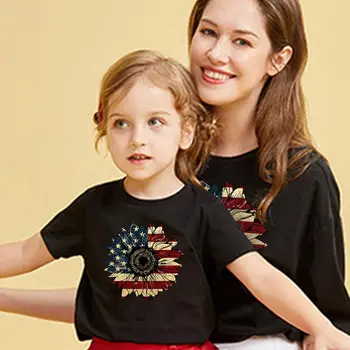 2021 MVUPP matka a dcéra t shirt Letné rodinné zodpovedajúce oblečenie Maminku, Baby, Dievčatá, Chlapcov Bavlna Krátky Rukáv Topy tlač