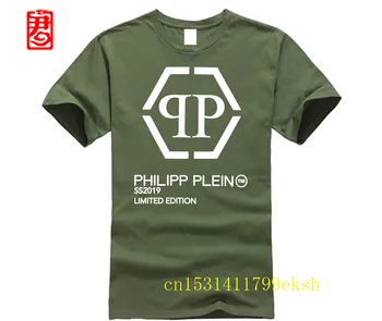 2021 Najnovšie 1Philiip Logo T-Shirt Plein Zábavné Muž Okrúhlym Výstrihom, Krátky Rukáv T-Shirt Bavlna Šaty, Topy Dizajnér ČAJ