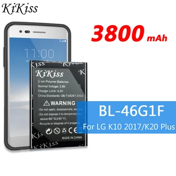 3800mAh BL-46G1F Batéria Pre LG K10 2017 Verzia K20 Plus K425 K428 K430H m250 MS250 X400 TP260 BL 46G1F Batériu Mobilného Telefónu