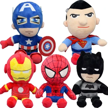 42Cm Marvel Avengers Mäkké, Vypchaté Kapitán Amerika Iron Man Spiderman Plyšové Hračky Film Bábiky Vianočné Darčeky pre Deti Chlapcov Nc