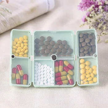 7 Dní Týždenne Pilulku Box Skladacia Cestovná Medicína Držiteľ Pilulku Box Ukladacieho Priestoru Tabletu Prípade Kontajner Dávkovač Organizátor Pillbox Prípade
