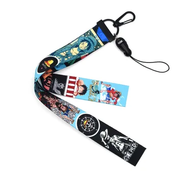 Anime jeden kus Keychain Lano Mobilný Telefón Neckband Prídavné Tlačidlo ID Kartu USB Odznak Klip DIY Lasso ozdobná šnúrka na uniforme cosplay Príslušenstvo