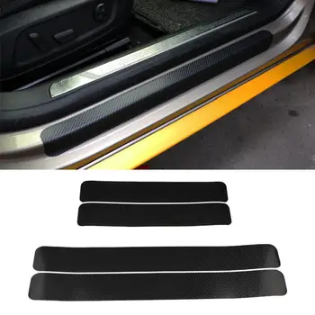 Auto parapet karbónová nálepka dvere anti-scratch pásy anti-kop film ochranná podložka bar uhlíkových vlákien vložiť univerzálny