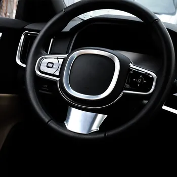 Auto Styling stredovej Konzoly Volant Rám Dekorácie-Nálepky Výbava Volvo S90 XC60 2018 Interiérové Doplnky