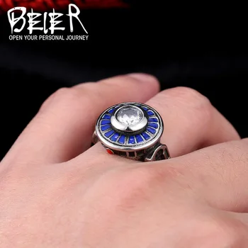 Beier 316L Nerezovej Ocele mužov krúžok Človek, Bojovník krúžok výrobnú Cenu módne Šperky LLBR8-246R