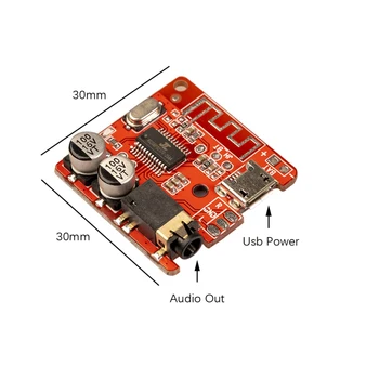 Bluetooth-kompatibilné 5.0 Stereo Hudobný 3,5 mm DIY Auto Hudby Audio Prijímač WAV+APE+FLAC+MP3 Lossless Dekódovanie Stereo Výstup