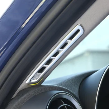 Carbon fiber auto-pilier odvzdušňovací dekoratívny kryt Pre Alfa Romeo giulia interiérové úpravy Príslušenstvo