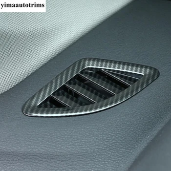 Carbon Fiber Vzhľad Interiéru Prerobit Súprava Príslušenstva Pre BMW X2 F39 2018 2019 2020 Predné Klimatizácia AC Otvor Kryt Zásuvky Výbava
