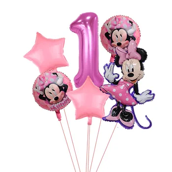 Cartoon Disney Mickey Minnie Mouse Tému Deti Prospech Narodeniny Pack Prípade Strany Poháre Taniere Baby Sprcha Jednorázový Riad