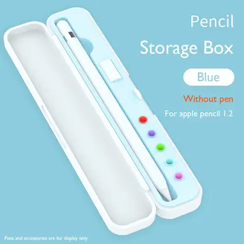 Ceruzka Úložný Box pre Apple Ceruzka Držiak Krytu Prenosného ABS Silikónové puzdro pre Apple Ceruzka, Pero Nib Držiak na Príslušenstvo