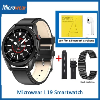 Darček Microwear L19 Smartwatch Vodotesný IP68 BT Volanie l EKG Monitor Srdcovej frekvencie Fitness Tracker VS DT95 L16 Smart Hodinky