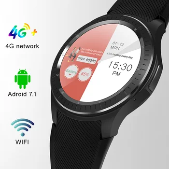 DM368 Plus 4G Smart Hodinky 1GB+16GB Android OS 7.1 WIFI+GPS+GSM Srdcovej frekvencie detekcie Krokomer Mapu Pohybu, sledovanie Športových Hodiniek