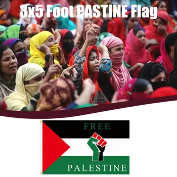 Doprava zadarmo Veľké Palestíny Vlajka Polyester 150 x 90 cm Gaze Palestínske Vlajky, Bannery a Príslušenstvo Vlajky, Bannery & Accessori