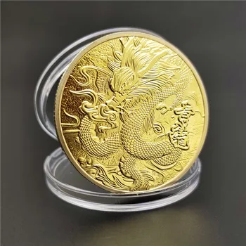 Green Gold Dragon Striebra, Medi Trikolóra Pamätné Mince Dragon Trikolóra Pamätná Medaila