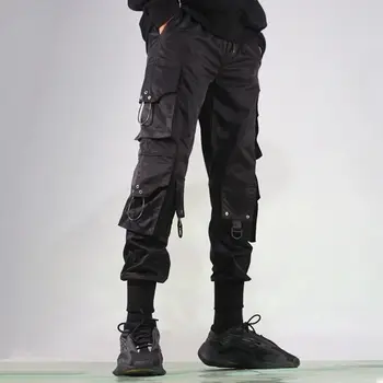 Harajuku Cargo Nohavice Mužov Japonský Štýl Streetwear Mužov Joggers Tepláky Pánske Nohavice Nohavice Módne 3XL 2021 Jar