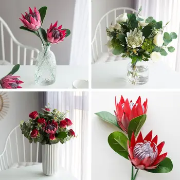 Hodváb Imperial Kvet Pobočka Pre Domáce Výzdoba, Vianočné Dekorácie, Svadobné Kytice Umelé Kvety Tabuľka DIY Vázy, Dekorácie