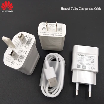 Huawei Pôvodné 9V2A Nabíjačku Rýchle Rýchle Nabitie Micro USB Typu C Kábel Pre Huawei P20 liteP10 P9 plus Česť 8X Max Nova 6 5 se 3i