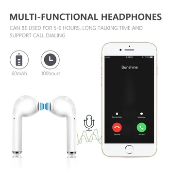 I7s MiNi High Zápas Bluetooth Slúchadlo Music Headset Športové Vodotesné Slúchadlá Vhodné Pre Všetky Inteligentné Telefóny Bezdrôtové Slúchadlá