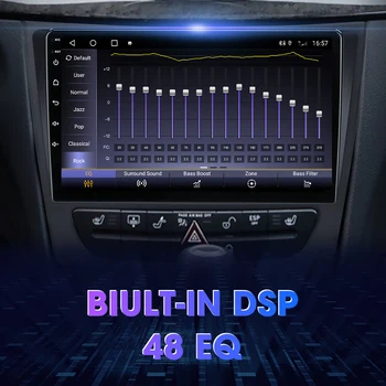 JMCQ 2din Android Auto stereo Rádio Multimediálny Prehrávač Videa Navigácie GPS na Mercedes Benz E trieda E Trieda W211 E200 CLS 02-10