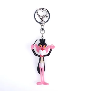 Kreatívne Leggy Pink Panther Kľúčenky Milovníkov Roztomilý Kreslený Bábika Taška Prívesok Prívesok Na Mužov A Ženy Populárne Príslušenstvo