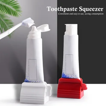 Kúpeľňové Doplnky zubná pasta Dávkovač Multi-funkčné Zubnej Pasty Trubice Squeezer Koľajových Držiteľ banheiro tandpasta knijper