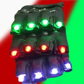 Laser Rukavice Blikajúce LED Farebné Rukavice Prst Svetlá Svetlé Rekvizity pre Karneval, Tanečný Kostým Veľkonočné Party Láskavosti Svietiť, Prstové