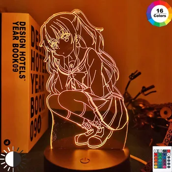 Led Nočné Svetlo Anime Charlotte Nao Tomori pre Spálňa Decor Darček k Narodeninám Noc Lampa Charlotte Nao Tomori Svetlo Drop Shipping