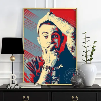Mac Miller Rapper Hip Hop Hviezdičkový Hot Spevák Plagáty a Vytlačí Moderné Nástenné Umelecké Plátno Obrazy Obývacia Izba, Spálňa Domova