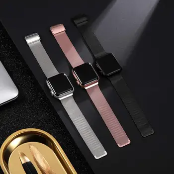 Milánske popruh Pre Apple hodinky serie 6 5 4 se 3 iWatch kapela 42mm 38 mm Kovový náramok z Nerezovej ocele Apple Hodinky kapela 44 mm 40 mm