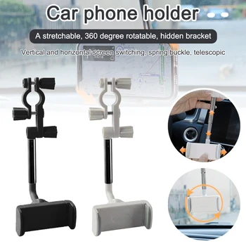 Nastaviteľné Auto Spätné Zrkadlo Montáž Držiaka Telefónu, Pre IPhone 12 GPS Sídlo Smartphone Telefón Držiak na Stojan Podporu Auto Príslušenstvo