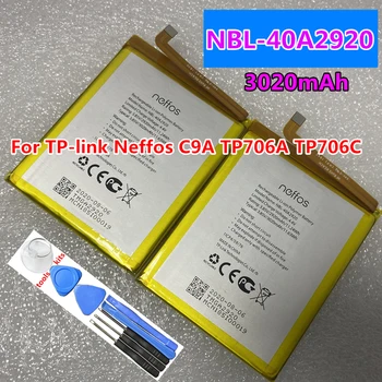 NBL-35B3000 40A2920 43A2500 4000 38A2250 2500 Mobilný Telefón Batéria Pre TP-LINK Neffos X9 C7 Y7 C9A C7S X20 Pro X1 Lite Max C5S
