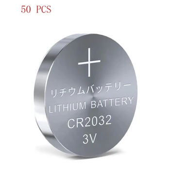 Nové 100ks 3V CR2032 Lítiová gombíkovú Batériu BR2032 DL2032 CR2032 Tlačidlo okrúhlu BatteriesFor Hodinky hodiny kalkulačka