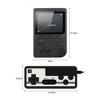 Nové 400 V 1, Prenosné Retro Hry Konzoly Mobilné Hry Vopred Hráčov Chlapec 8 Bit Gameboy 3.0 Palcový LCD Sreen podpora 2 hráčov