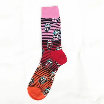 Nový Produkt Creative Bežné Umenie Žakárové Ženy, Mužov Ponožky Osobnosti Cartoon Zvierat Vták Prúžok Geometrie Harajuku Módne Meias