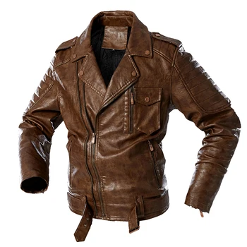 Oblečenie Muž Bežné Kožené Bundy Jarné Bundy Zimné Kožené A Kabáty pre Mužov Kabát Oblečenie na Jeseň Biker Jarné Bundy 2020
