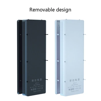 Odnímateľný Dual USB, LCD Displej DIY 10x18650 Batérie Prípade Power Bank Shell Prenosný Externý Box bez Batérie Powerbank 96BA