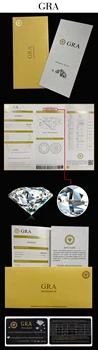 Originálne Voľné Kamene, Moissanite Kameň 1.5 ct 7,5 mm Najlepšie D Farba VVS1 Lab Diamond Výborný Strih Pre Šperky Diamantový Prsteň