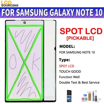 Pickable Mieste LCD Pre Samsung Galaxy Note 10 LCD Displej N970F N970 N9700 Dotykový Displej Digitalizátorom. Pre Samsung Note10 LCD Nahradiť