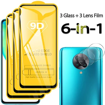Poco f2 pro sklo, 9d skla pre poco-f2 pro tvrdeného skla poco f3 fotoaparát film pocophone f2 pro xiao poco f3 screen protector