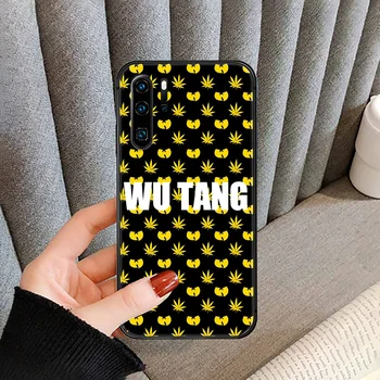 Rap skupiny Wu Tang Clan Telefón prípade kryt Na Huawei P Mate Smart 10 20 30 40 Lite Z Roku 2019 Pro black black hoesjes silikónové prime