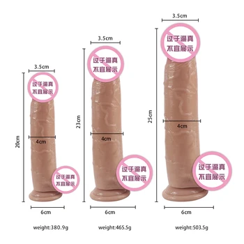 Realistické Mäkké Hračky sexuálne hračky pre ženy Pokožke pocit Mäso Mäkké Penis Silikónové Obrovské Dildo Žena Masturbator hračky pre dospelých 18